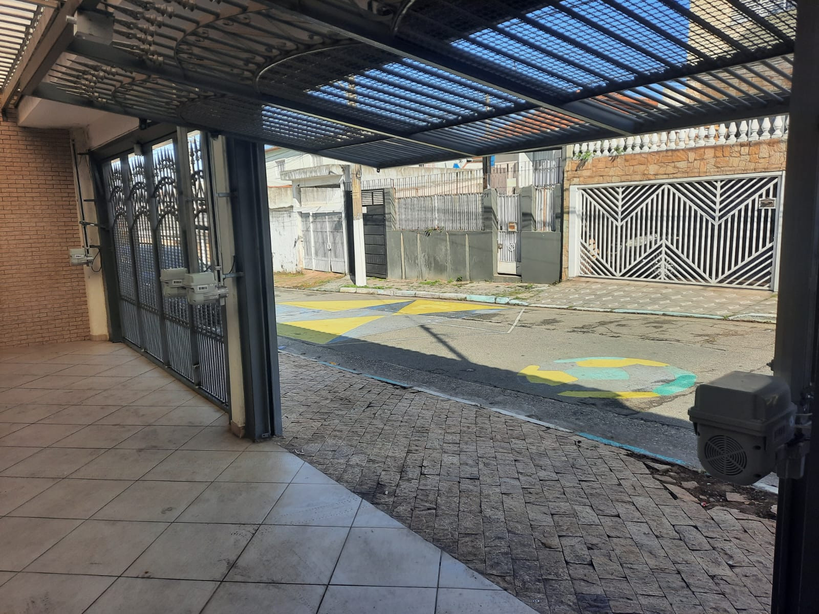 Cobertura e estrutura em perfil de aço
